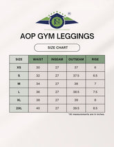 Yellow AOP Gym Leggings for Women – High Waist, Buttery Soft, Workout & Yoga Pants
